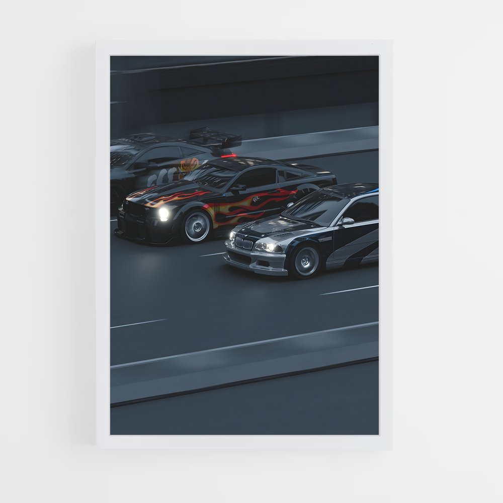 Poster Vitesse Furieuse – affiche Need for speed (vue 3)